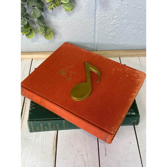 Other - Vintage Solid Brass Music Note Paperweight Eighth Note Musician Gift Gold